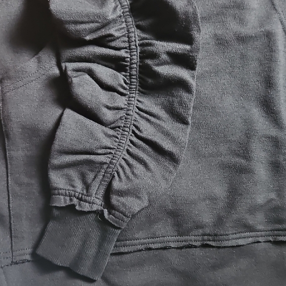 Kollar Black The Wooly Hoodie Top Size Small - Picture 8 of 12